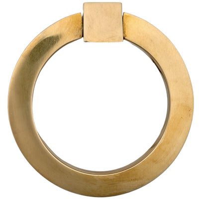 ##Antique Hardware## 3 Inch Mission Style Solid Brass Drawer Ring Pull (Several Finishes Available)