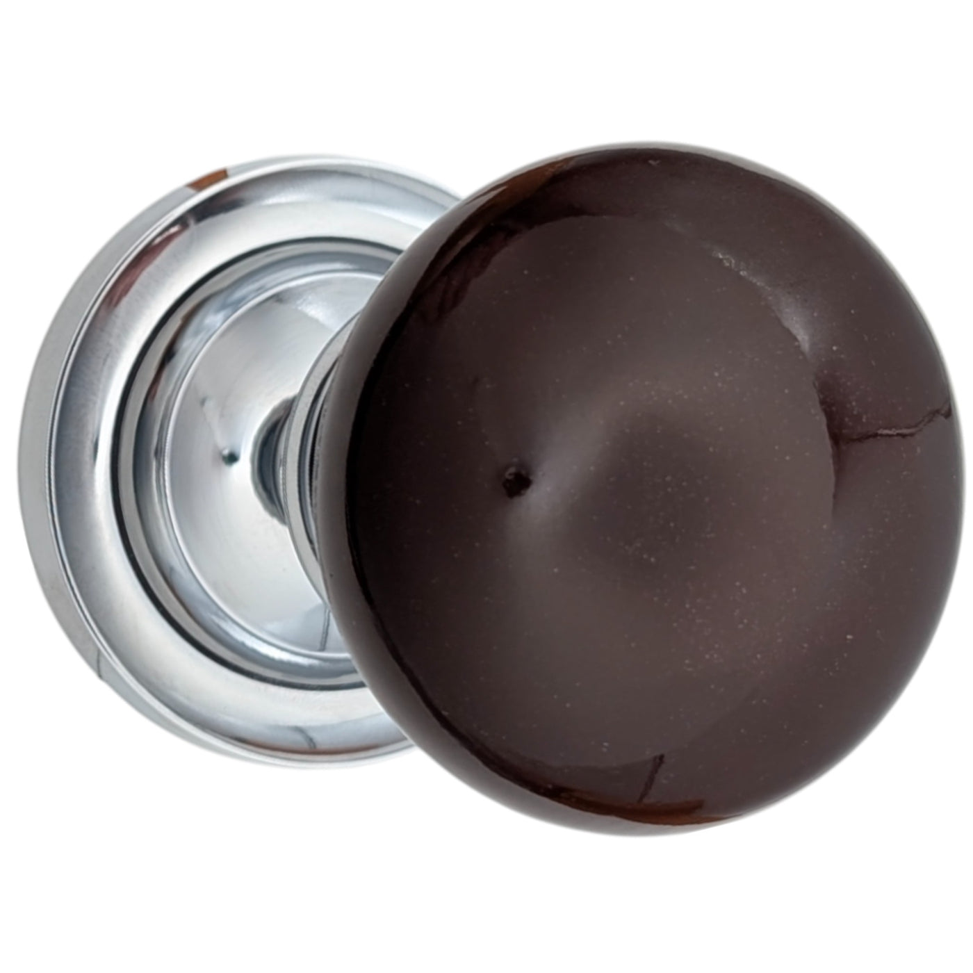 Magnifique™ Classic Door Set with Brown Porcelain Knobs (Several Finishes Available)