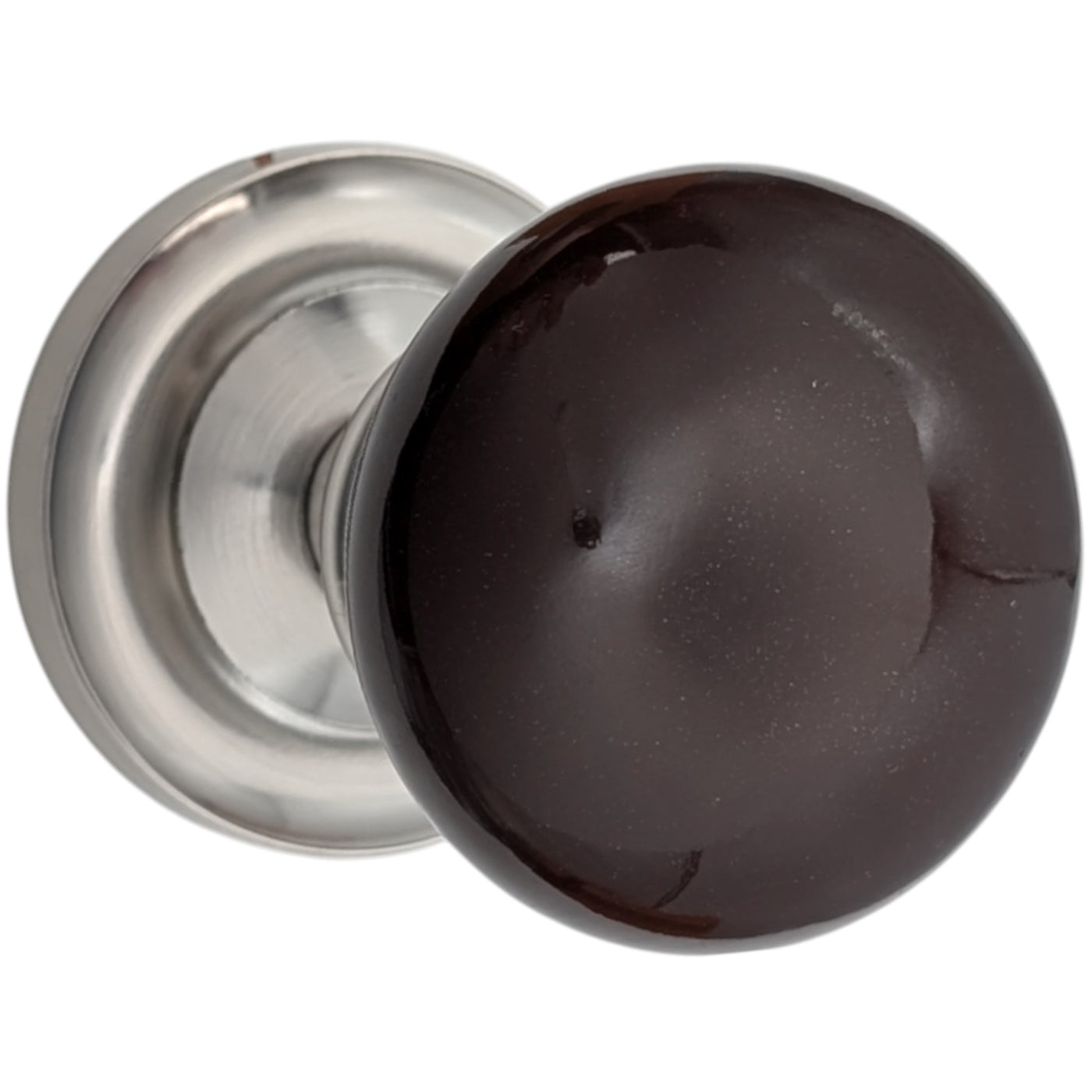 Magnifique™ Classic Door Set with Brown Porcelain Knobs (Several Finishes Available)