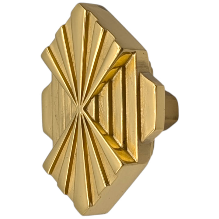 2 inch Moderne Deco Cabinet Knob (Several Finishes Available)