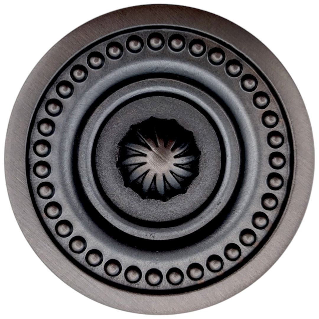 2 inch Beaded Imperial Cabinet Knob (Several Finishes Available)