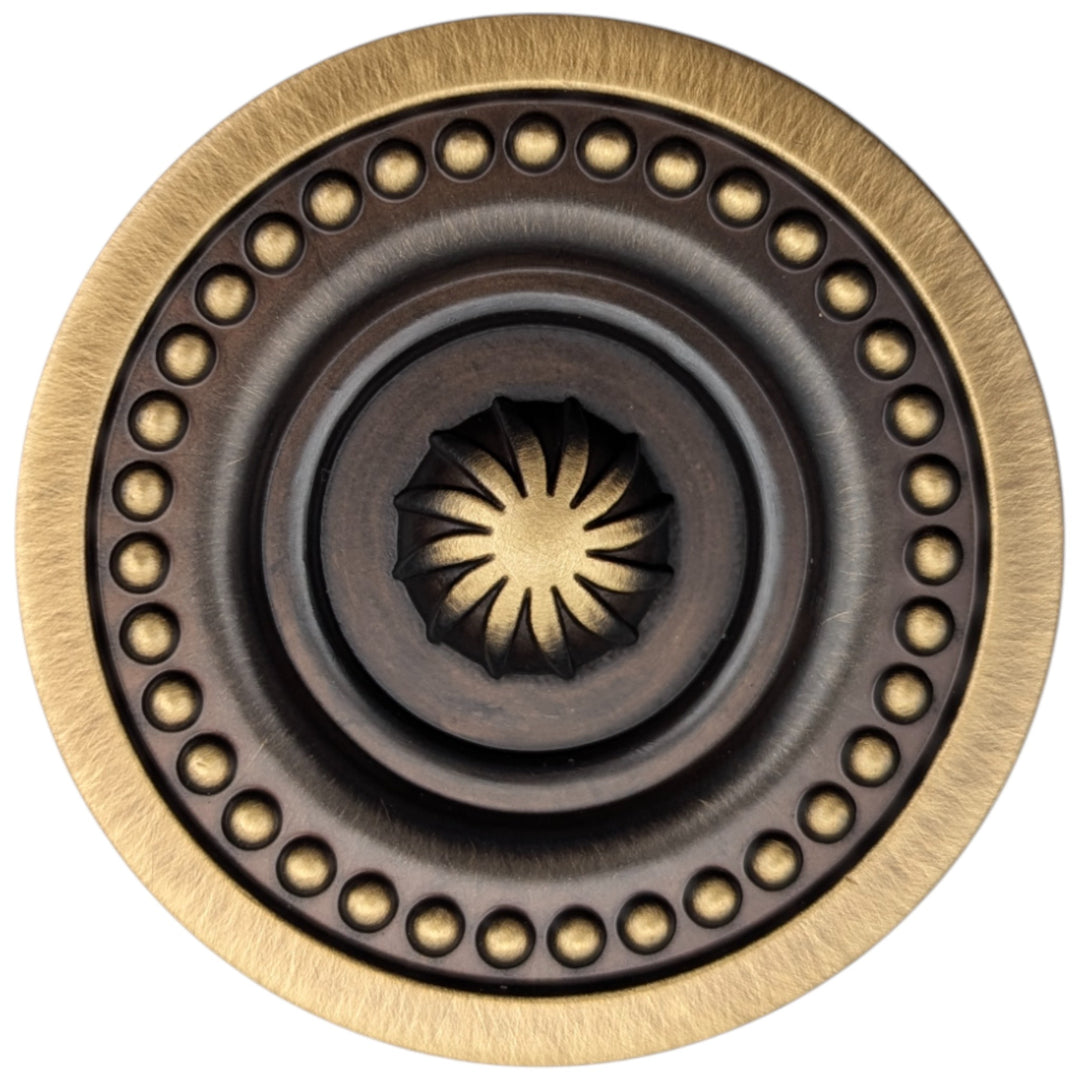 2 inch Beaded Imperial Cabinet Knob (Several Finishes Available)