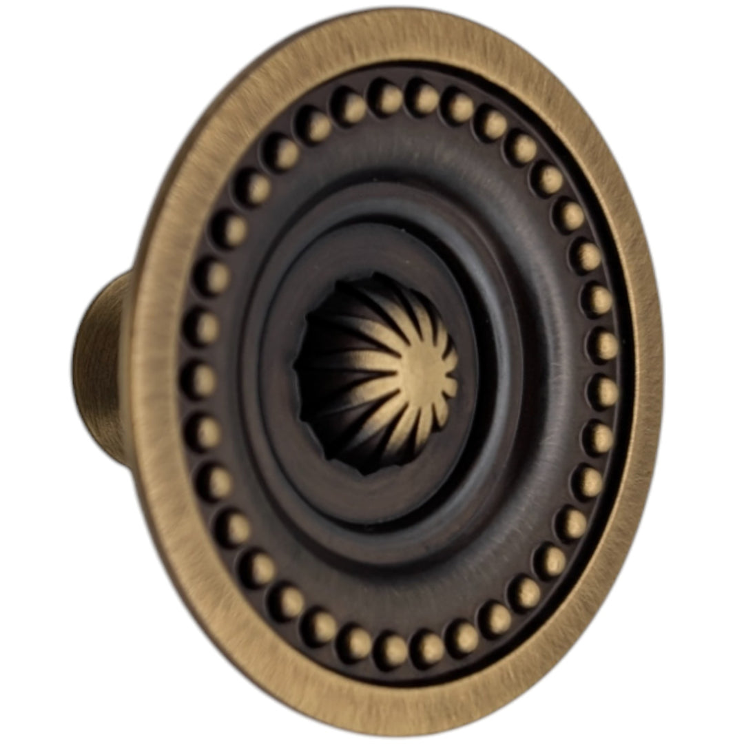 2 inch Beaded Imperial Cabinet Knob (Several Finishes Available)