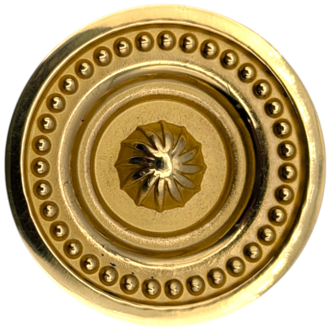 1 1/2 inch Beaded Imperial Cabinet Knob (Several Finishes Available)