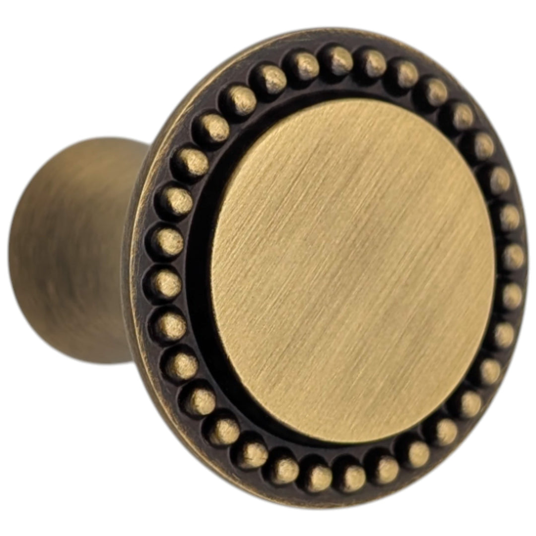 1 1/4 inch Beaded Signature Cabinet Knob (Several Finishes Available)