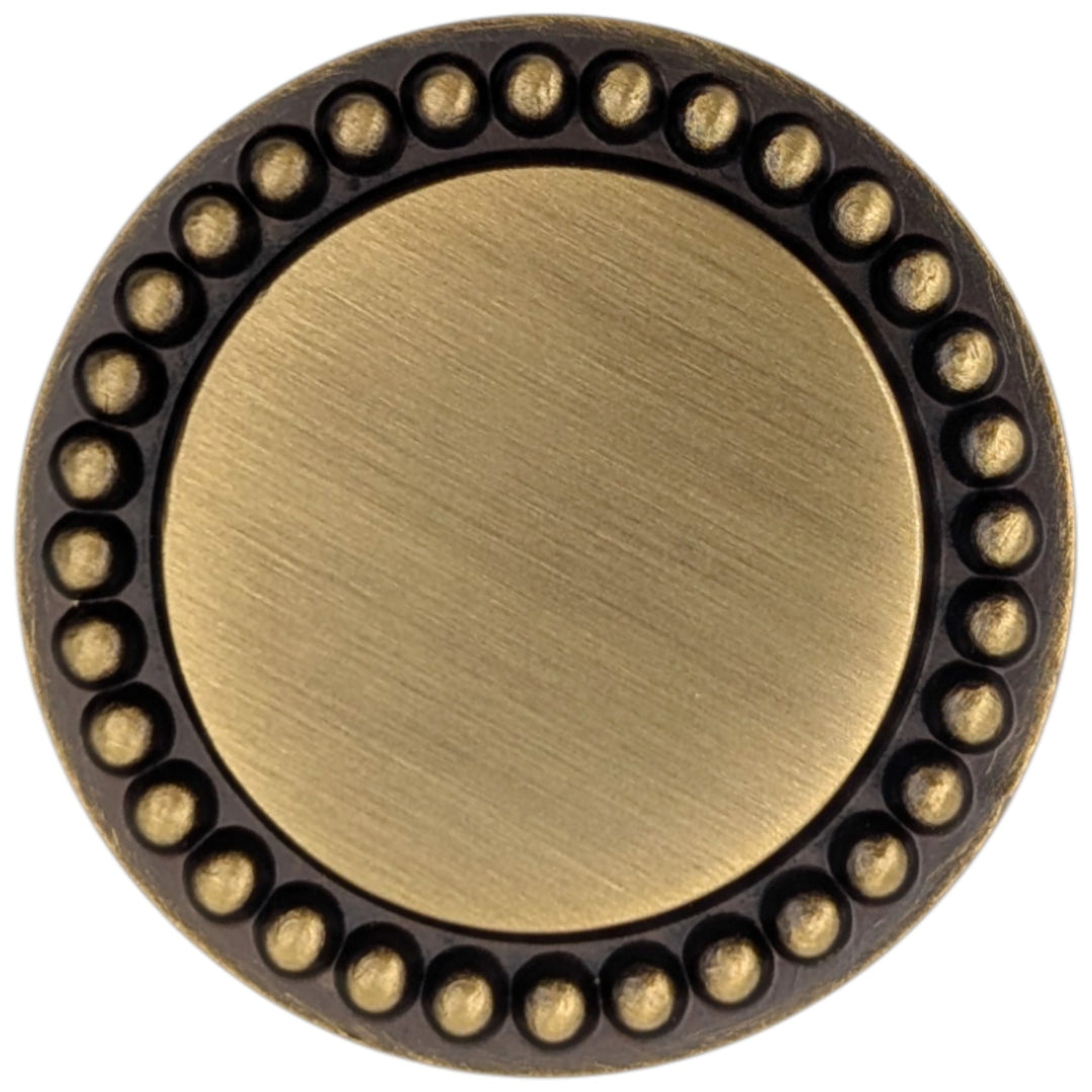 1 1/4 inch Beaded Signature Cabinet Knob (Several Finishes Available)