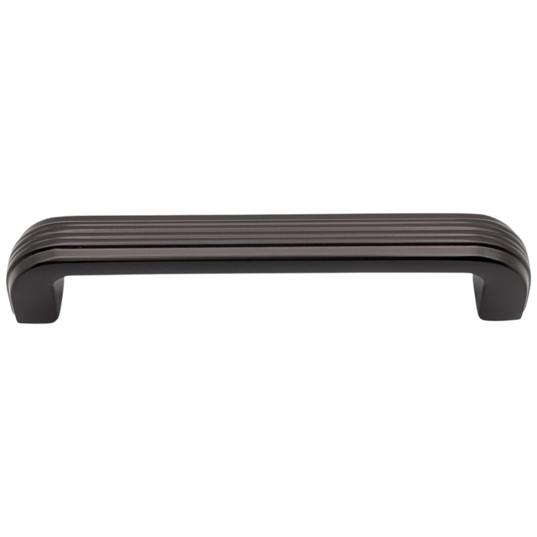 5 inch Overall (4.5 inch C-C) Moderne Deco Cabinet Pull (Several Finishes Available)