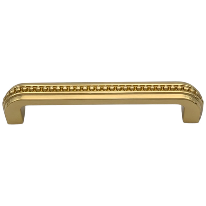 5 inch Overall (4.5 inch C-C) Beaded Signature Cabinet Pull (Several Finishes Available)