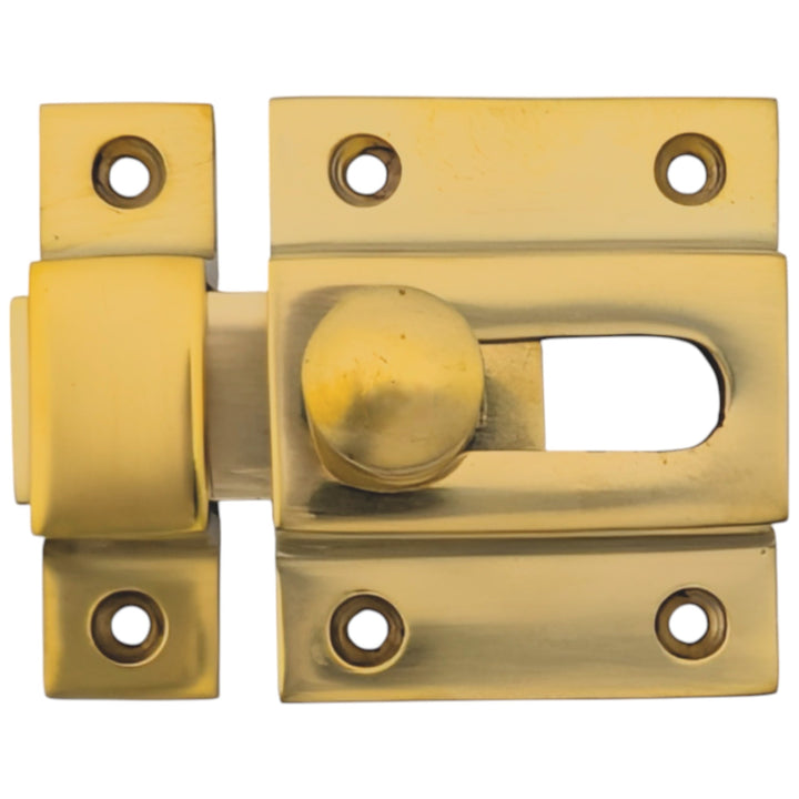 2 1/4 Inch Solid Brass Cabinet Latch (Several Finishes Available)