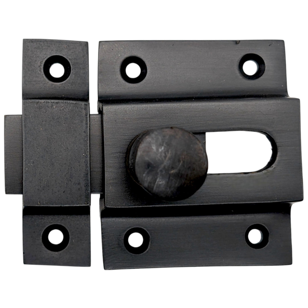 2 1/4 Inch Solid Brass Cabinet Latch (Several Finishes Available)