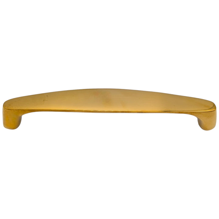 4 Inch Overall (3 3/4 Inch c-c) Solid Brass Traditional Pull (Several Finishes Available)