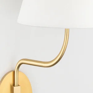 ##Antique Hardware## Patti Plug-In Sconce
