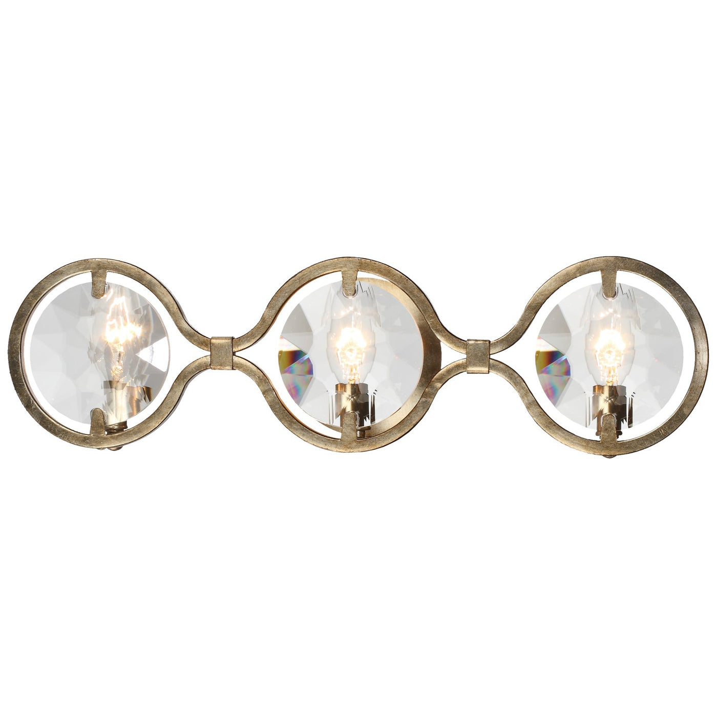 ##Antique Hardware## Quincy 3 Light Distressed Twilight Bathroom Vanity