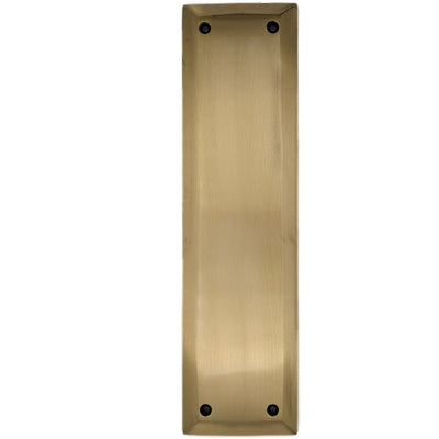 ##Antique Hardware## 10 Inch Quaker Style Push Plate (Several Finish Options)