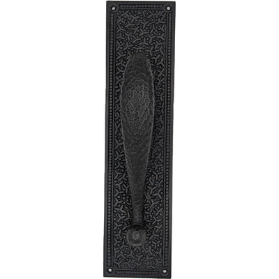 Antique Hardware 12 Inch Solid Brass Rice Pattern Door Pull (Several Finishes Available) Door Hardware