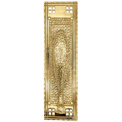 Antique Hardware 12 Inch Craftsman Style Door Pull & Plate ANTIQUE DOOR PULLS