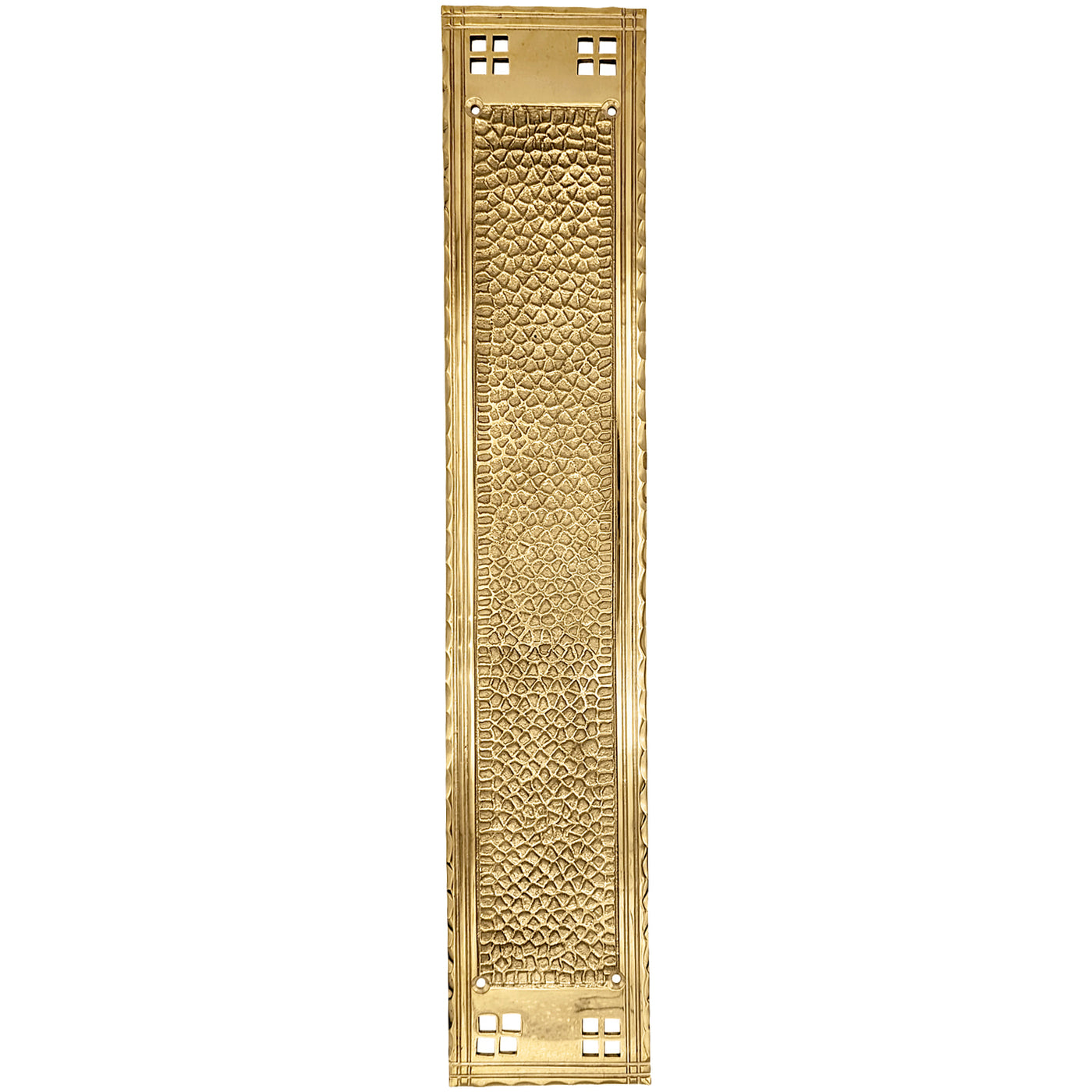Antique Hardware 18 Inch Craftsman Style Push Plate Door Hardware