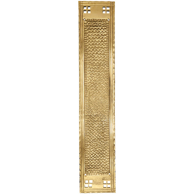 Antique Hardware 18 Inch Craftsman Style Push Plate Door Hardware