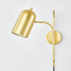 ##Antique Hardware## Romee Plug-In Sconce