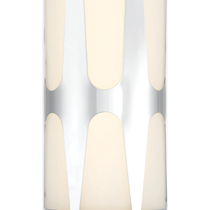 ##Antique Hardware## Royston Integrated LED Polished Chrome Sconce