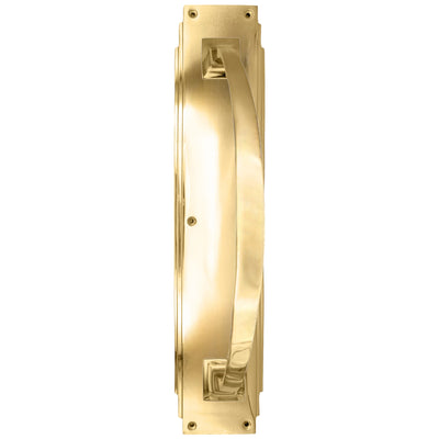 Antique Hardware 14 Inch Solid Brass Art Deco Skyscraper Pull Plate & Handle (Several Finishes Available) Door Hardware