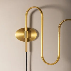 ##Antique Hardware## Romee Plug-In Sconce