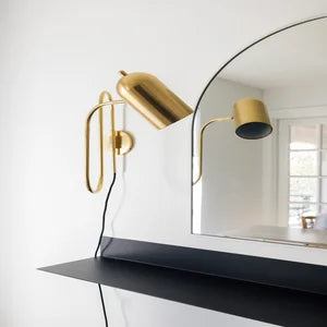 ##Antique Hardware## Romee Plug-In Sconce
