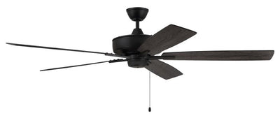 ##Antique Hardware## 60" Super Pro 60 in Flat Black  w/ Flat Black/Greywood Blades