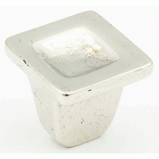 Antique Hardware 1 1/4 Inch Vinci Inset Square Cabinet & Furniture Knob CABINET KNOB