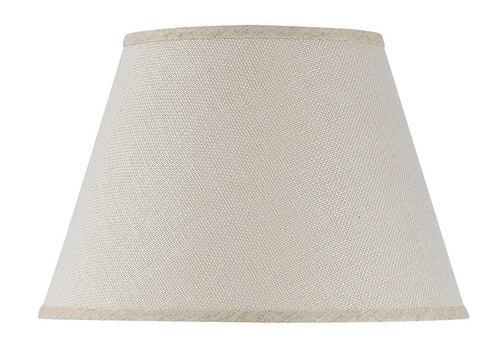##Antique Hardware## 10 Inch Tall Hardback Burlap Shade