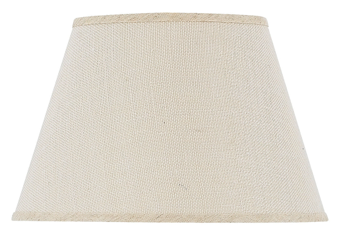 ##Antique Hardware## 10 Inch Tall Hardback Burlap Shade
