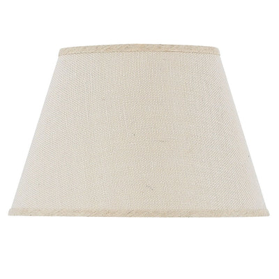 ##Antique Hardware## 10 Inch Tall Hardback Burlap Shade