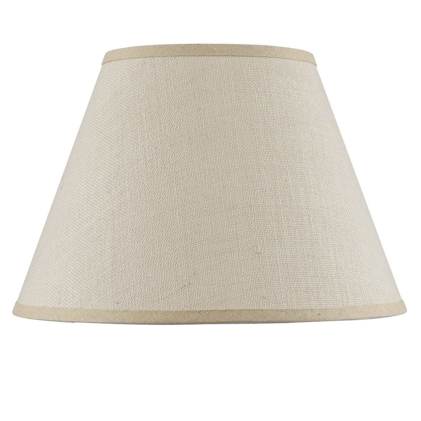 ##Antique Hardware## 11.5 Inch Tall Hardback Fine Burlap Shade