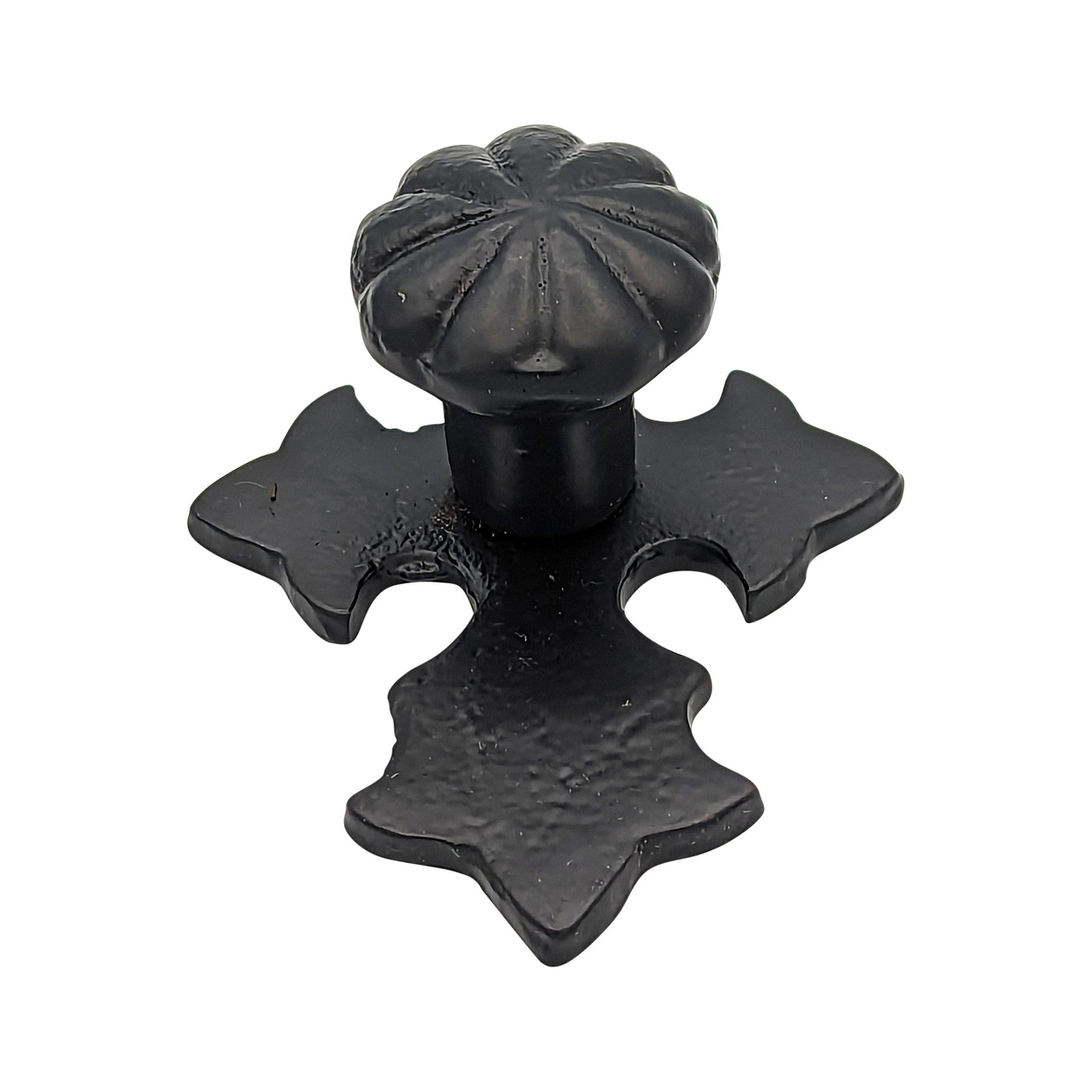 Antique Hardware 4 1/8 Inch Wide Solid Iron Cross Pattern Cabinet & Furniture Knob CABINET KNOB