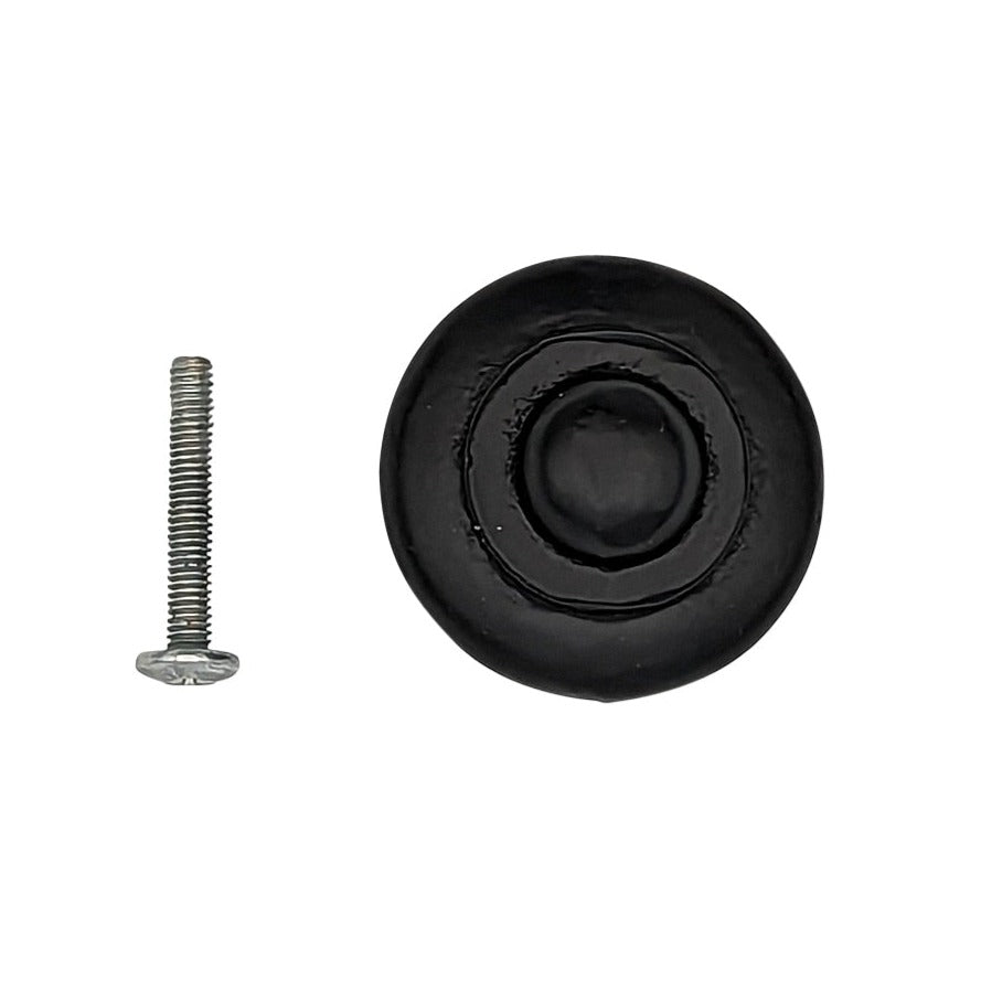 Antique Hardware 1 1/4 Inch Solid Iron Round Beveled Button Cabinet & Furniture Knob CABINET KNOB