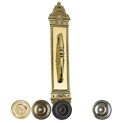 ##Antique Hardware## Solid Brass L'Enfant 16 1/2 Inch Pull Plate (Several Finishes Available)