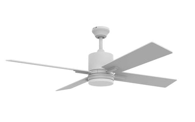 Antique Hardware 52" Teana in White w/ White Blades Ceiling Fan