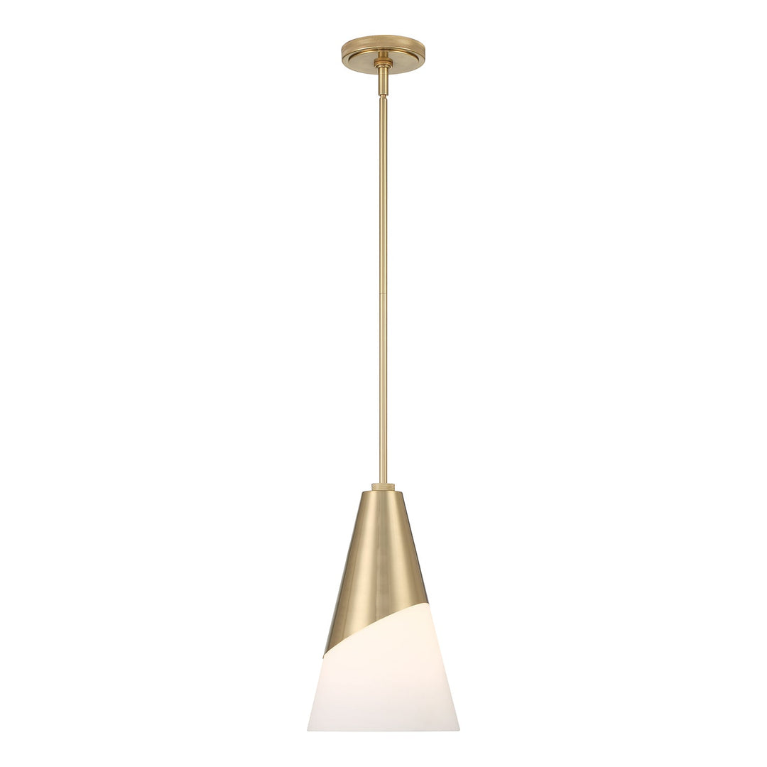 ##Antique Hardware## Brian Patrick Flynn Tori 1 Light Vibrant Gold Pendant