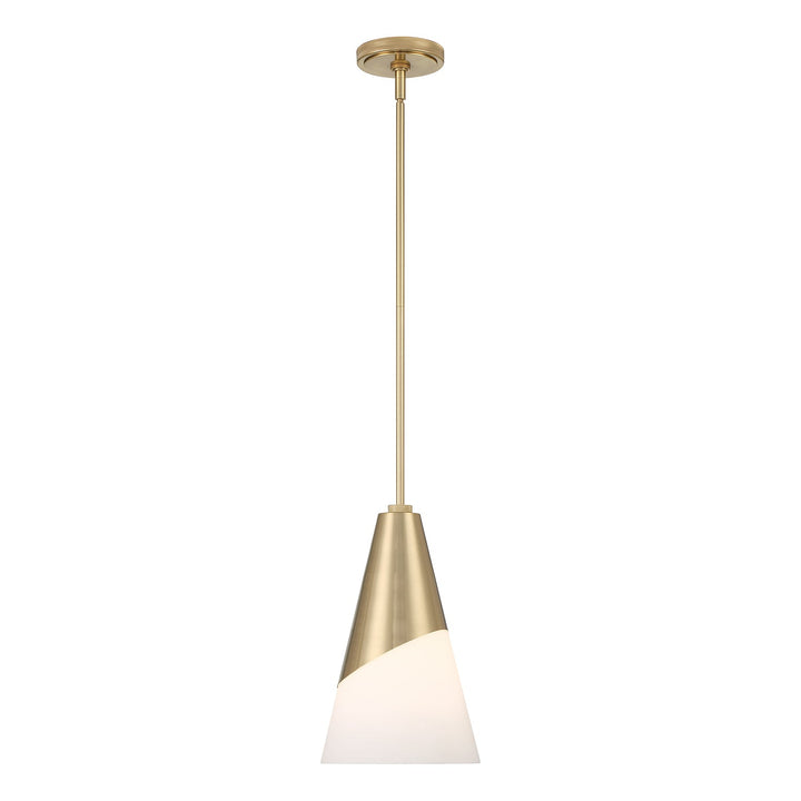 ##Antique Hardware## Brian Patrick Flynn Tori 1 Light Vibrant Gold Pendant
