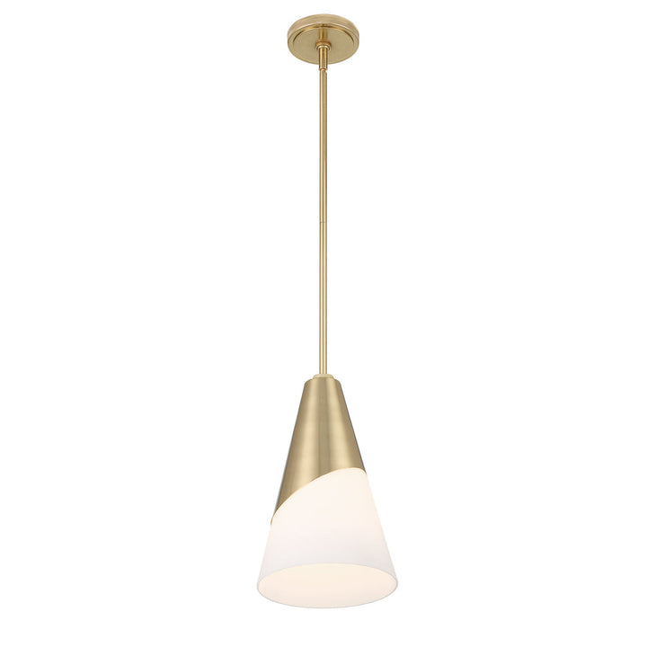 ##Antique Hardware## Brian Patrick Flynn Tori 1 Light Vibrant Gold Pendant