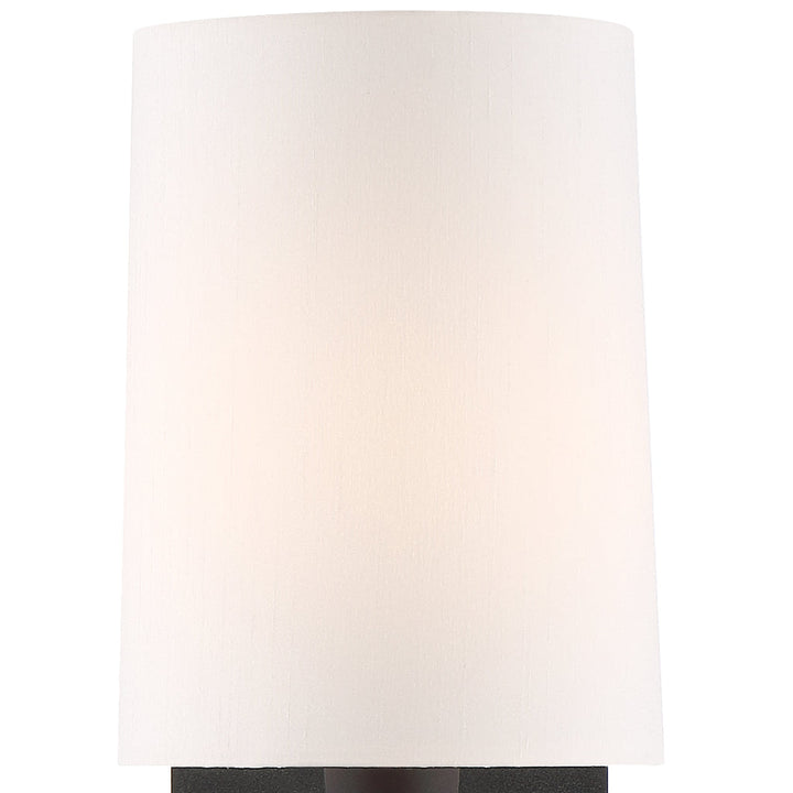 ##Antique Hardware## Trenton 1 Light Black Forged Sconce