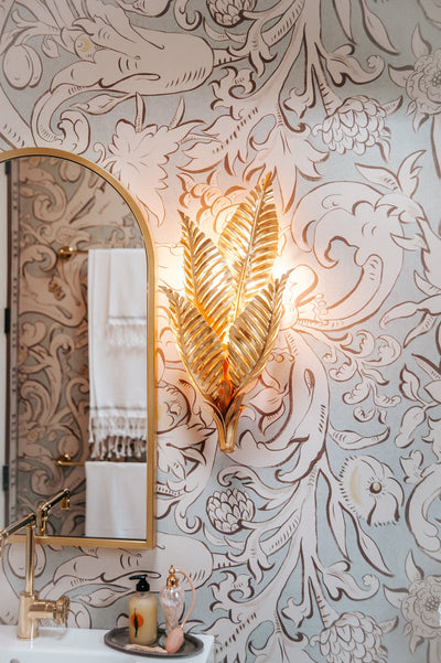 ##Antique Hardware## Tropicale Wall Sconce