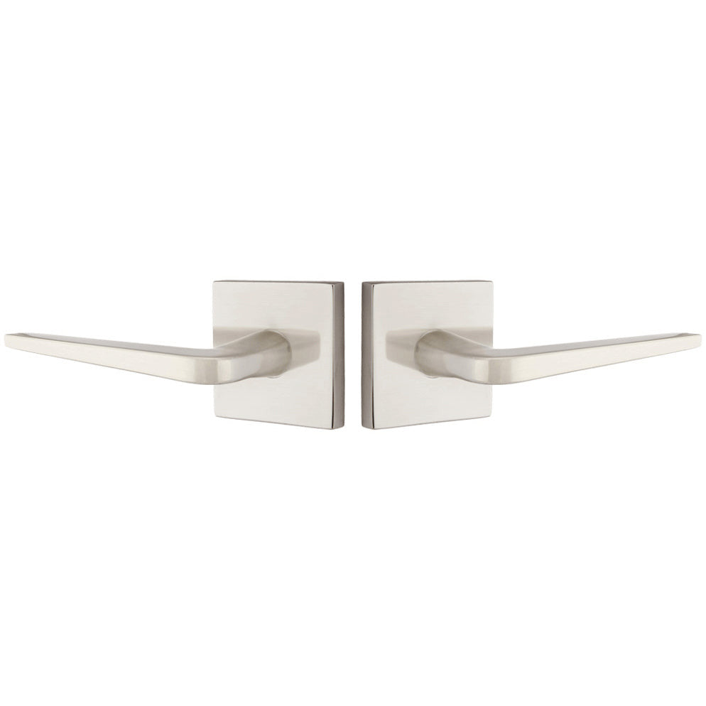 Antique Hardware Emtek Solid Brass Athena Lever With Square Rosette (Several Finish Options) EMTEK LEVER DOOR KNOB