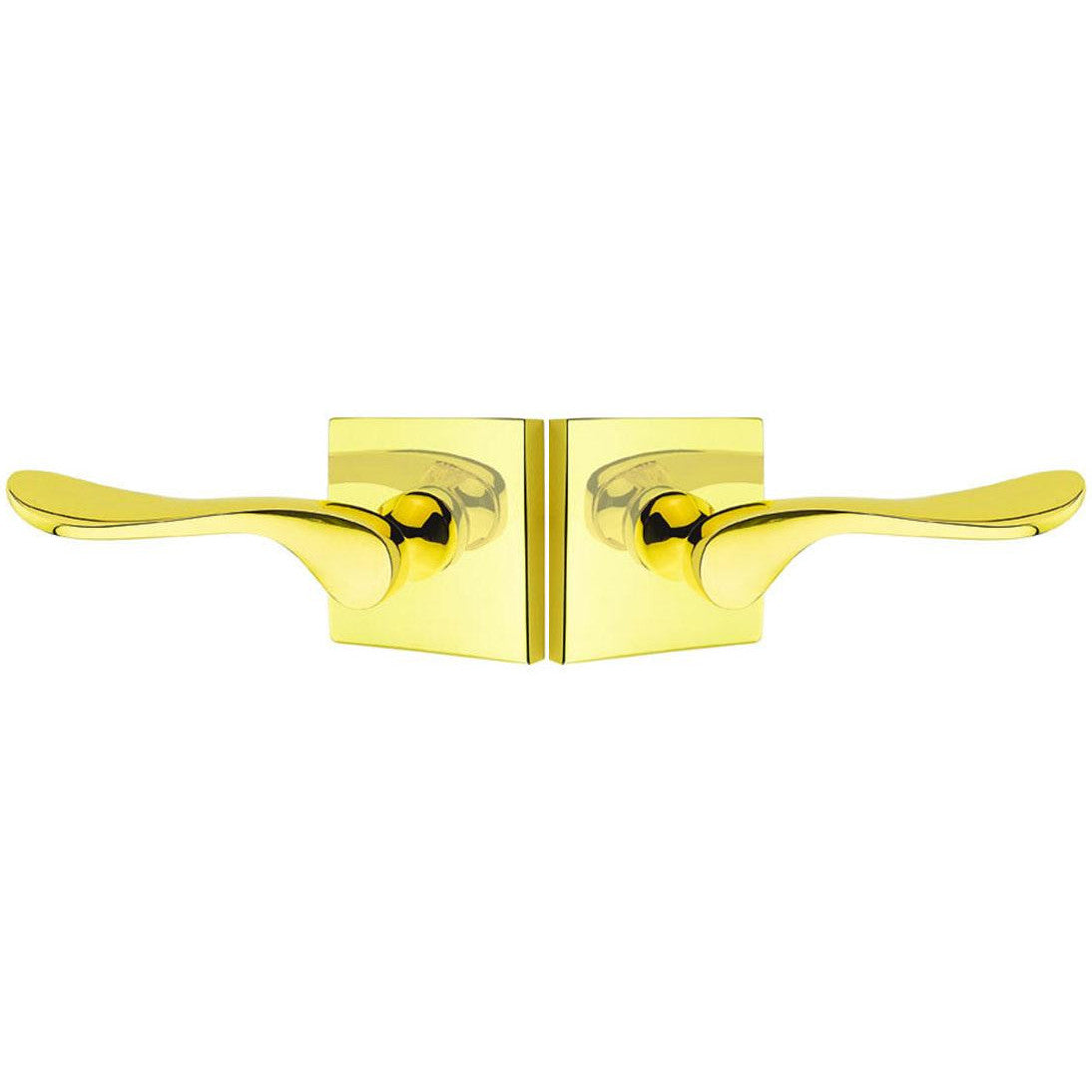 Antique Hardware Emtek Solid Brass Luzern Lever With Square Rosette (Several Finish Options) EMTEK LEVER DOOR KNOB