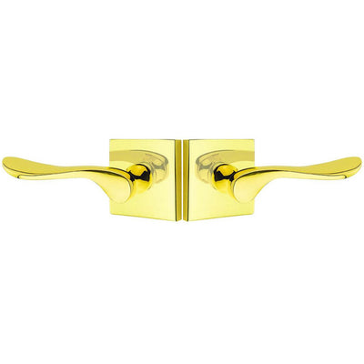 Antique Hardware Emtek Solid Brass Luzern Lever With Square Rosette (Several Finish Options) EMTEK LEVER DOOR KNOB