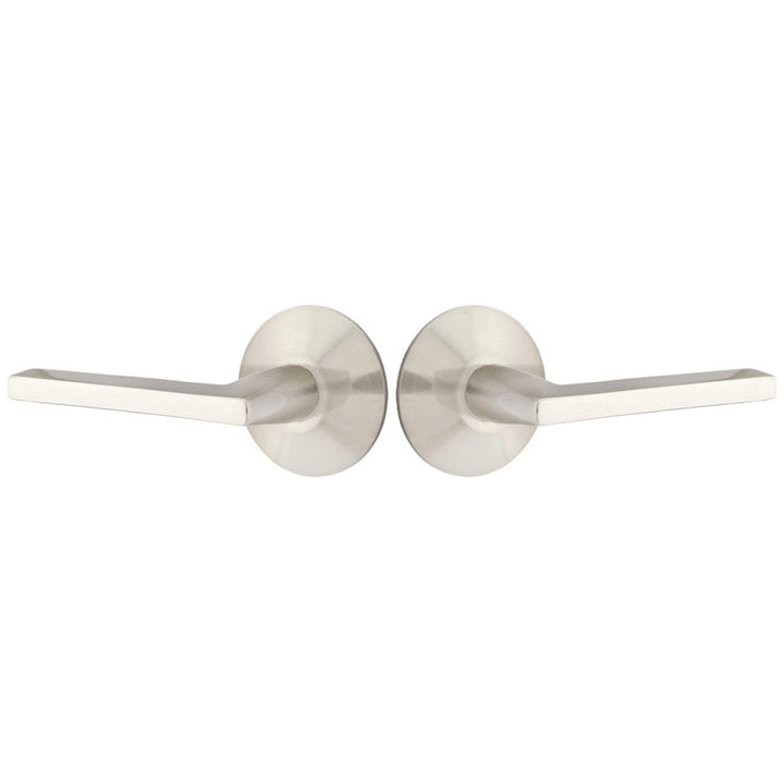 ##Antique Hardware## Emtek Solid Brass Helios Lever With Modern Rosette (Several Finish Options)