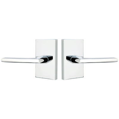 Antique Hardware Emtek Helios Door Lever with Modern Rectangular Rosette (Several Finishes Available) EMTEK LEVER DOOR KNOB