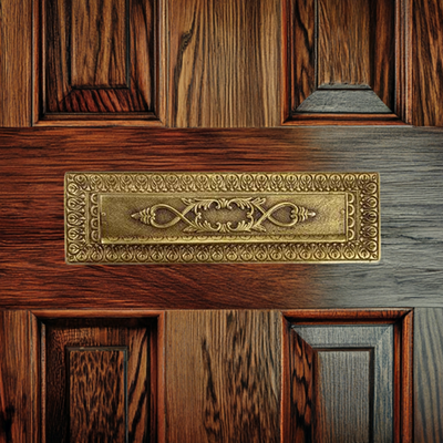 ##Antique Hardware## Victorian Style Mail Slot (Several Finishes Available)