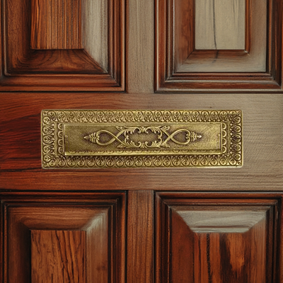 ##Antique Hardware## Victorian Style Mail Slot (Several Finishes Available)