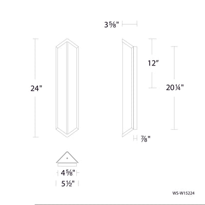 ##Antique Hardware## Corte LED Outdoor Wall Light